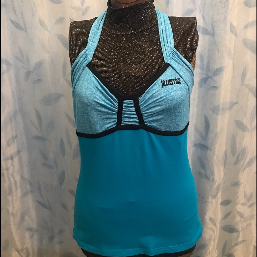 Jazzercise Athletic Top with built-in shelf bra